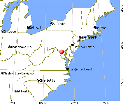 Wheaton-Glenmont, Maryland map