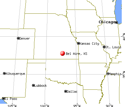 Bel Aire, Kansas map