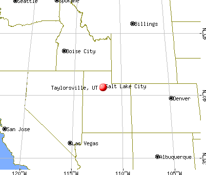 Taylorsville, Utah map
