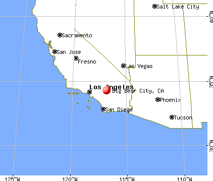 Big Bear, California map