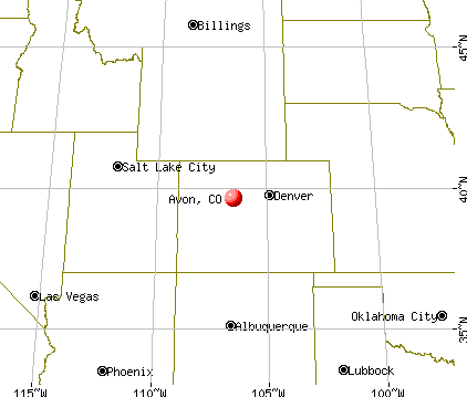 Avon, Colorado map