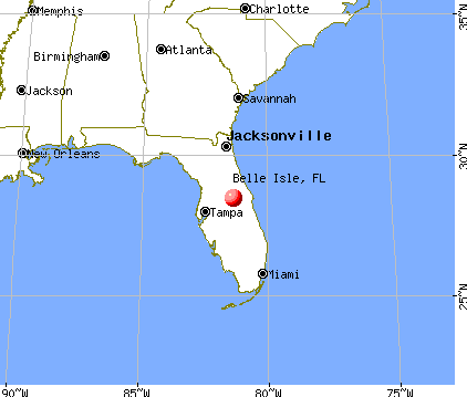 Belle Isle, Florida map