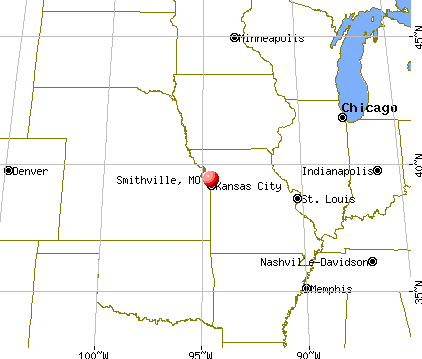 Smithville, Missouri map