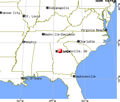 Loganville, Georgia map