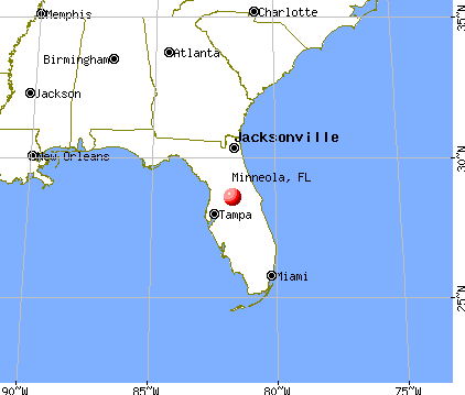 Minneola, Florida map