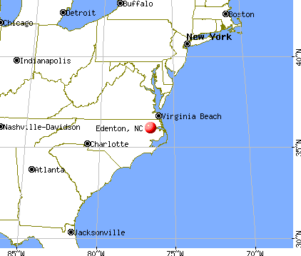 Edenton, North Carolina map