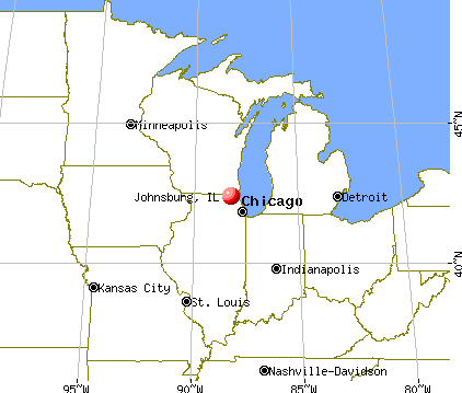 Johnsburg, Illinois map