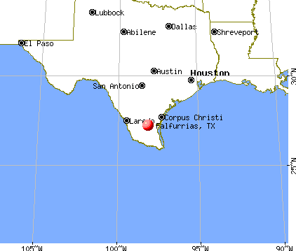 Falfurrias, Texas map