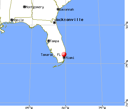 Tamarac, Florida map