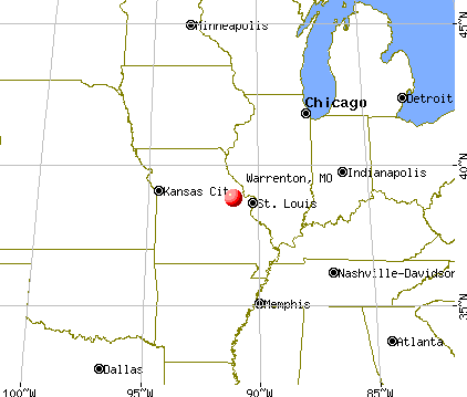 Warrenton, Missouri map