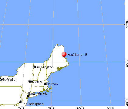 Houlton, Maine map