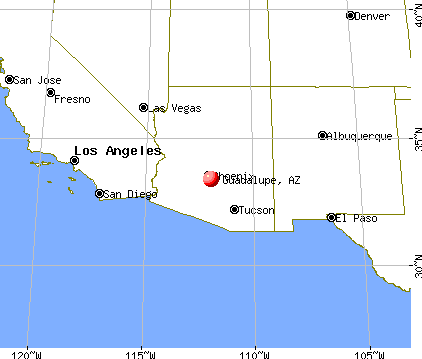 Guadalupe, Arizona map