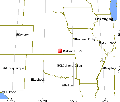 Mulvane, Kansas map