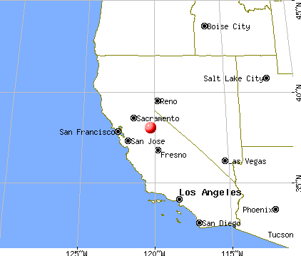 Phoenix Lake-Cedar Ridge, California map