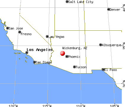 Wickenburg, Arizona map