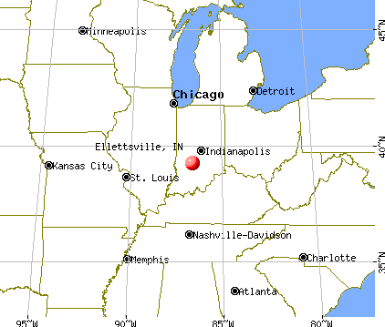 Ellettsville, Indiana map
