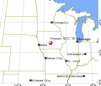 Pleasant Hill, Iowa map