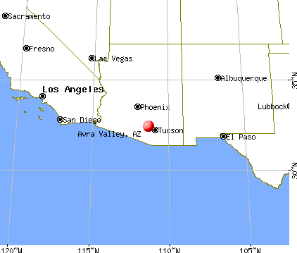 Avra Valley, Arizona map