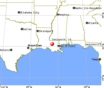 Inniswold, Louisiana map