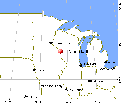 La Crescent, Minnesota map