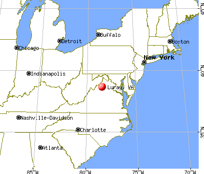 Luray, Virginia map