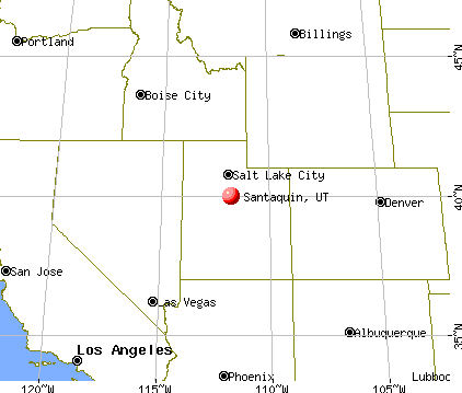 Santaquin, Utah map