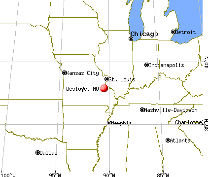 Desloge, Missouri map