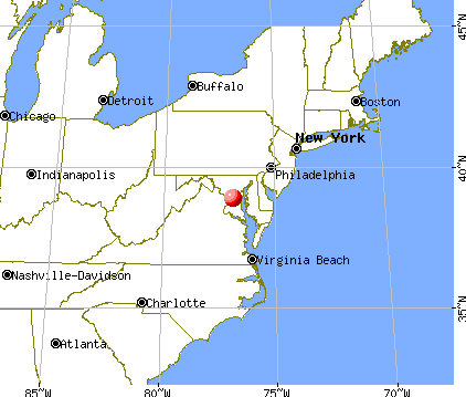 Carmody Hills-Pepper Mill Village, Maryland map