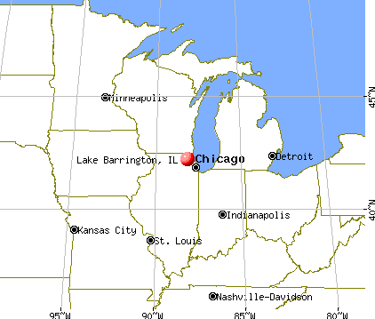 Lake Barrington, Illinois map