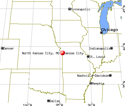 North Kansas City, Missouri map