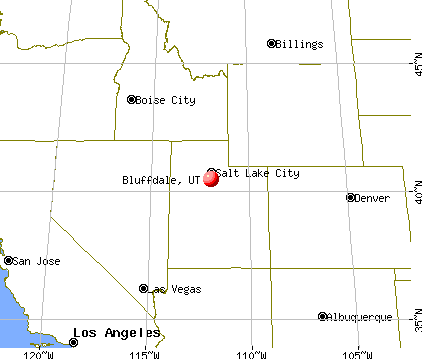 Bluffdale, Utah map