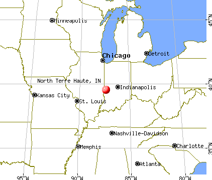 North Terre Haute, Indiana map