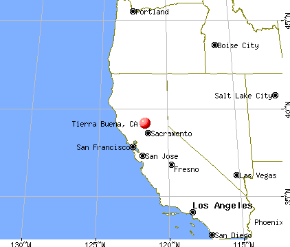 Tierra Buena, California map
