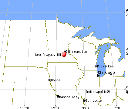 New Prague, Minnesota map