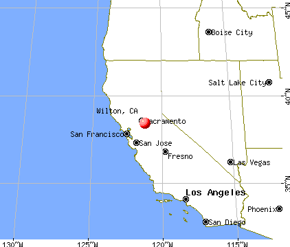 Wilton, California map