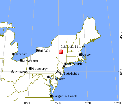 Cobleskill, New York map