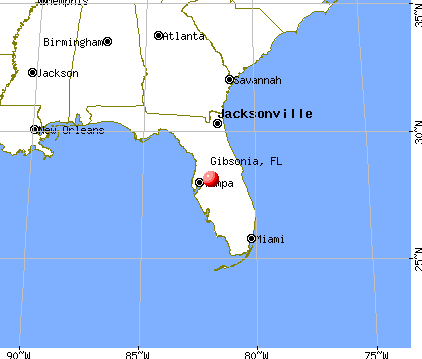 Gibsonia, Florida map