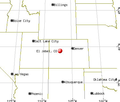 El Jebel, Colorado map
