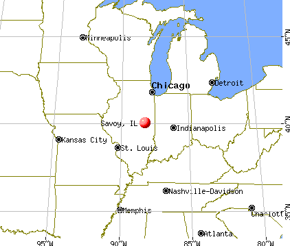 Savoy, Illinois map