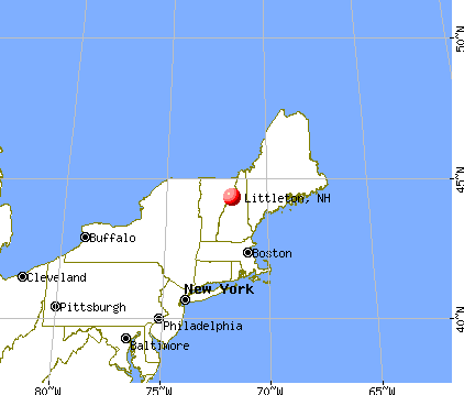 Littleton, New Hampshire map