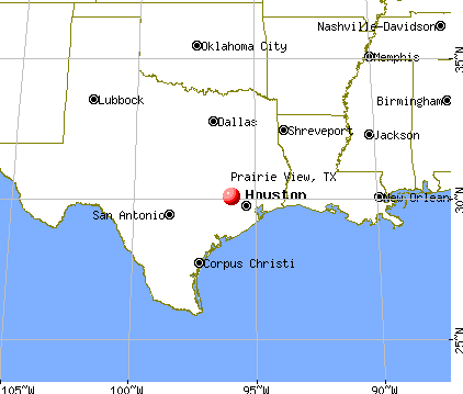 Prairie View, Texas map