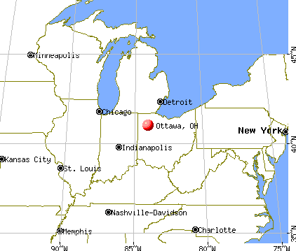 Ottawa, Ohio map