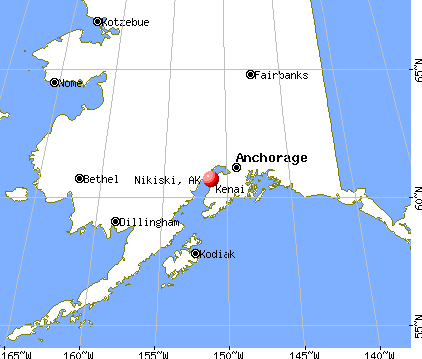 Nikiski, Alaska map