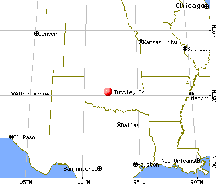 Tuttle, Oklahoma map