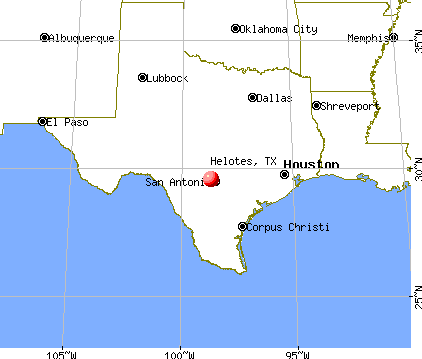 Helotes, Texas map