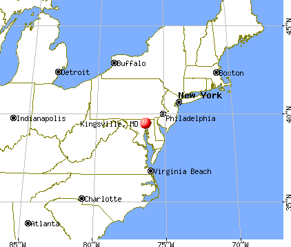 Kingsville, Maryland map