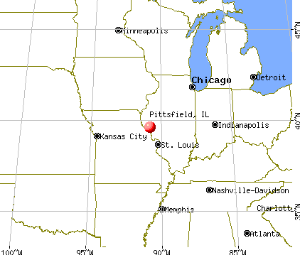 Pittsfield, Illinois map