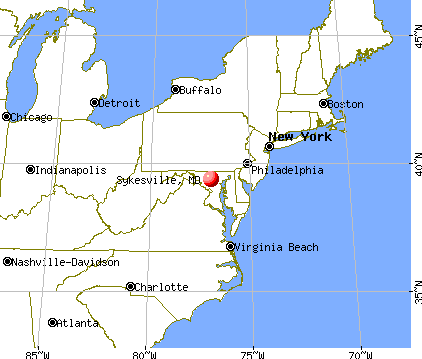 Sykesville, Maryland map