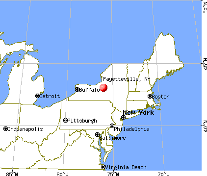Fayetteville, New York map