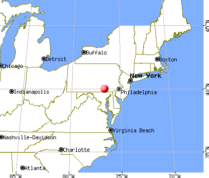 Springetts Manor-Yorklyn, Pennsylvania map